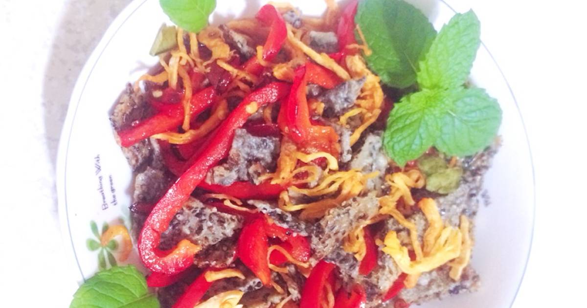 GỎI NGẪU HỨNG: BÁNH ĐA vs ỚT CHUÔNG