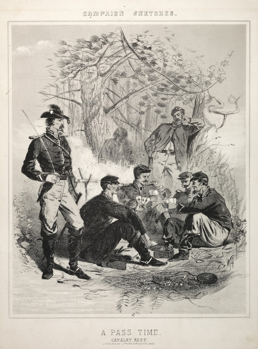Campaign Sketches A Pass Time 1863