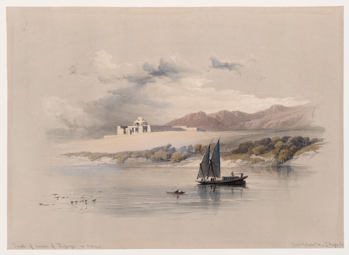 Temple of Amada of Hassaya in Nubia 1846 1849