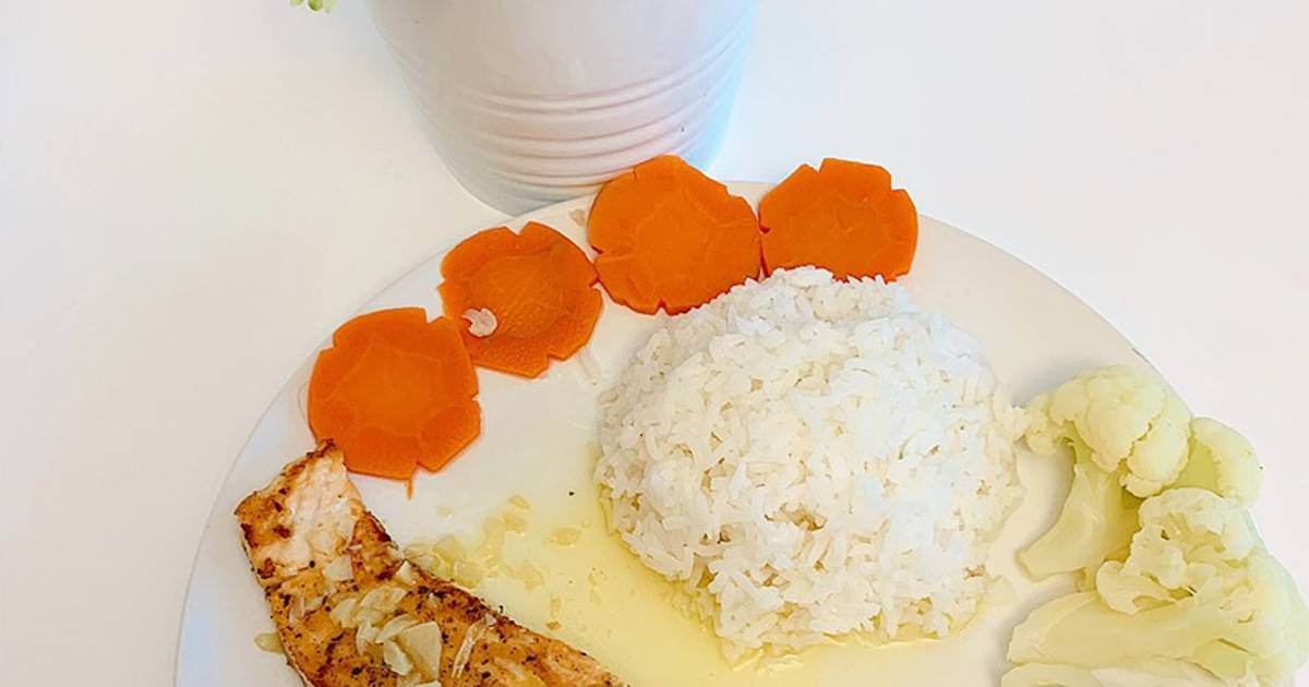 Cá hồi sốt bơ tỏi