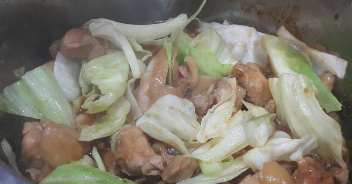 Gà xào bắp cải phô mai