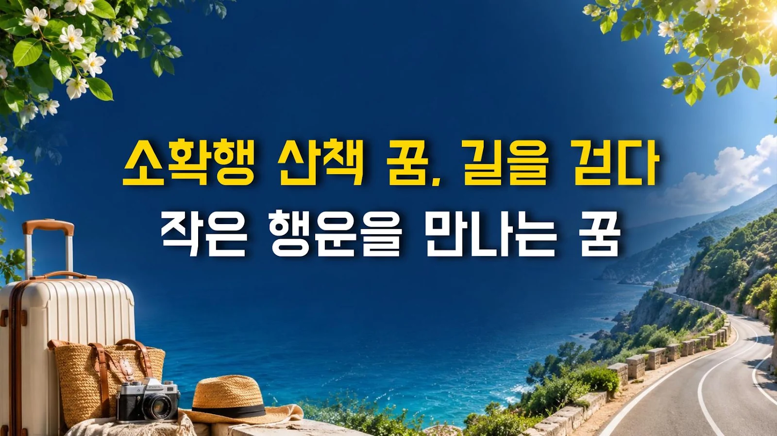 소확행 산책 꿈, 길을 걷다 작은 행운을 만나는 꿈