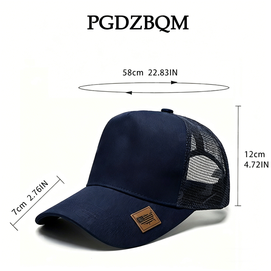 2D Hollow Baseball Cap - Custom Leather