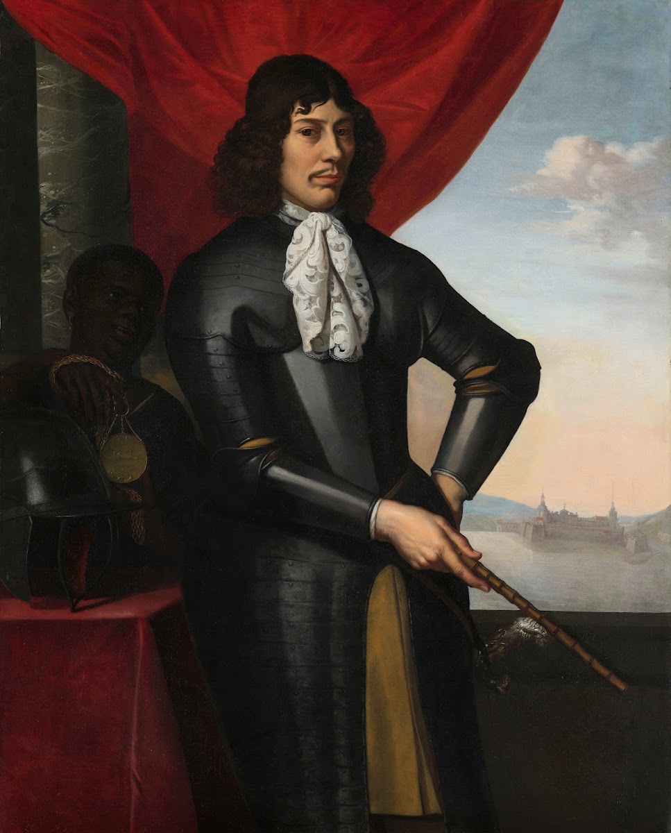 Portrait of Jan Valckenburgh and an Enslaved Servant c 1660