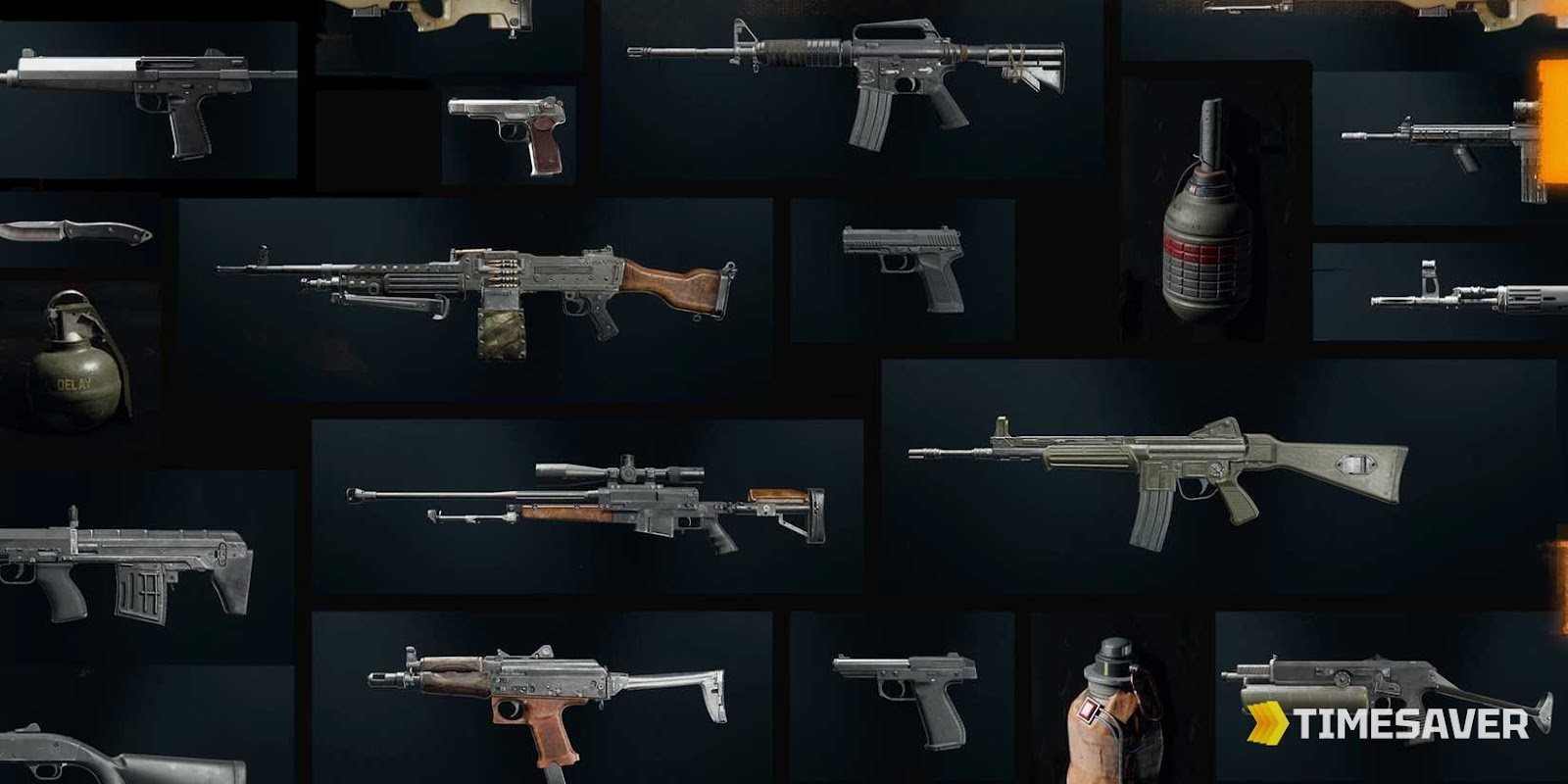 A selection of the weapons, equipment and attachments available to unlock through the Black Ops 7 Armory