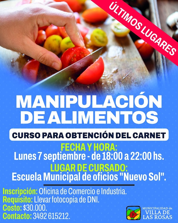 Curso de Manipulación de Alimentos
