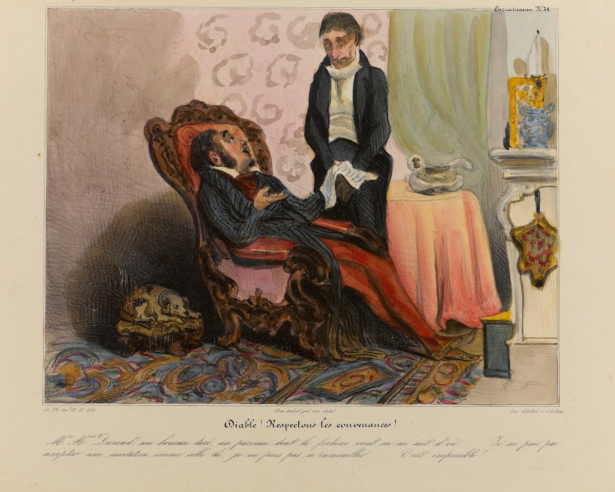 Diable Respectons les convenances 1836 1838