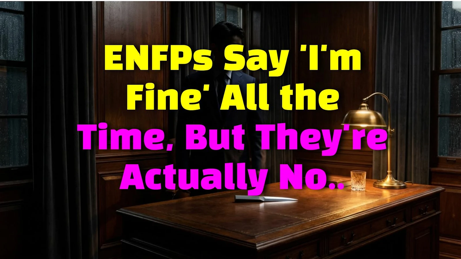 ENFPs Say 'I'm Fine' All the Time, But They're Actually Not Okay