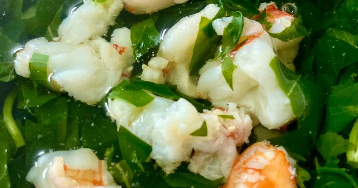 Canh Rau Nấu Tôm Cho Bé