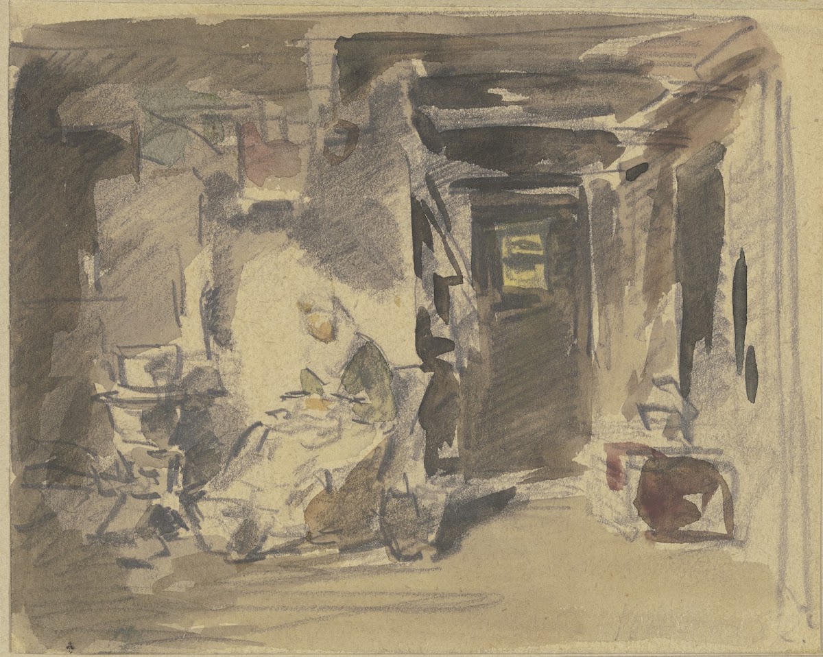 Woman in the room 1882