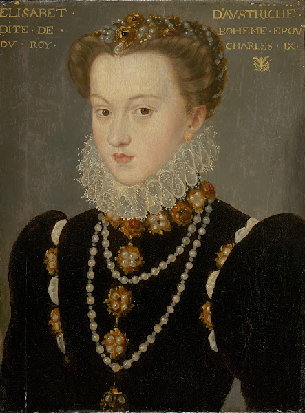 Portrait of Elizabeth of Austria Wife of King Charles IX of France after 1571