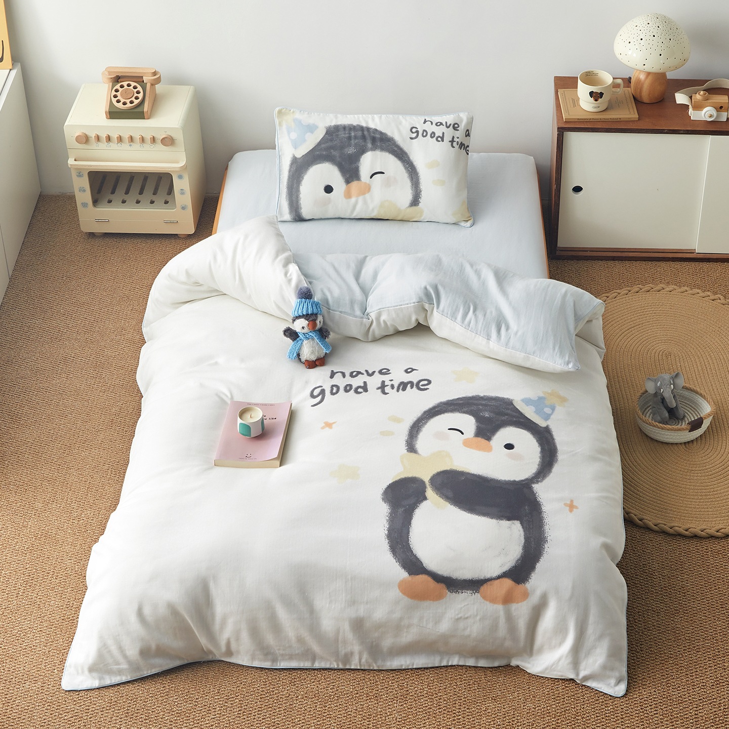Cotton Kindergarten Bedding Set, 3-piece