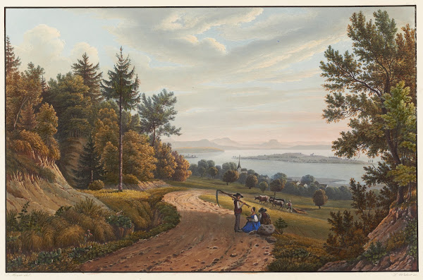 Untersee mit Blick auf die Insel Reichenau von Südosten im Mittelgrund Tägerwile