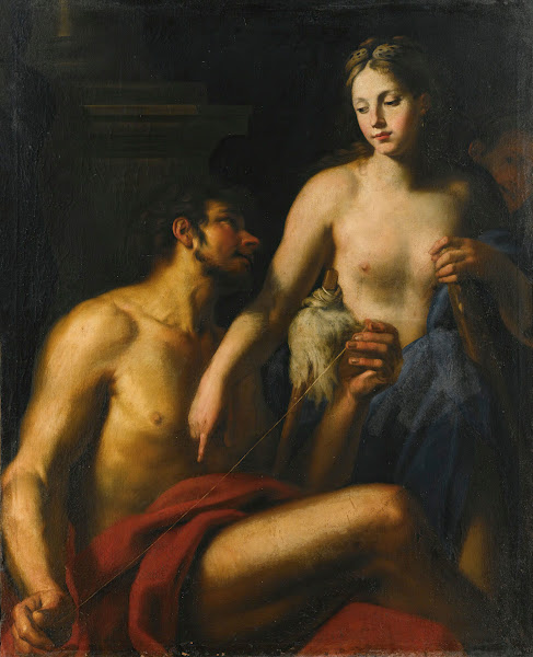 Hercules And Omphale late 17th century
