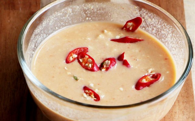 Cách Pha Chao Chấm Rau Luộc