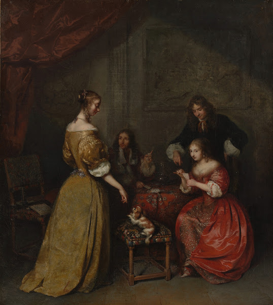 The Card Party ca 1665