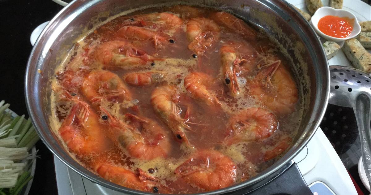 Lẩu tôm nước dừa tươi