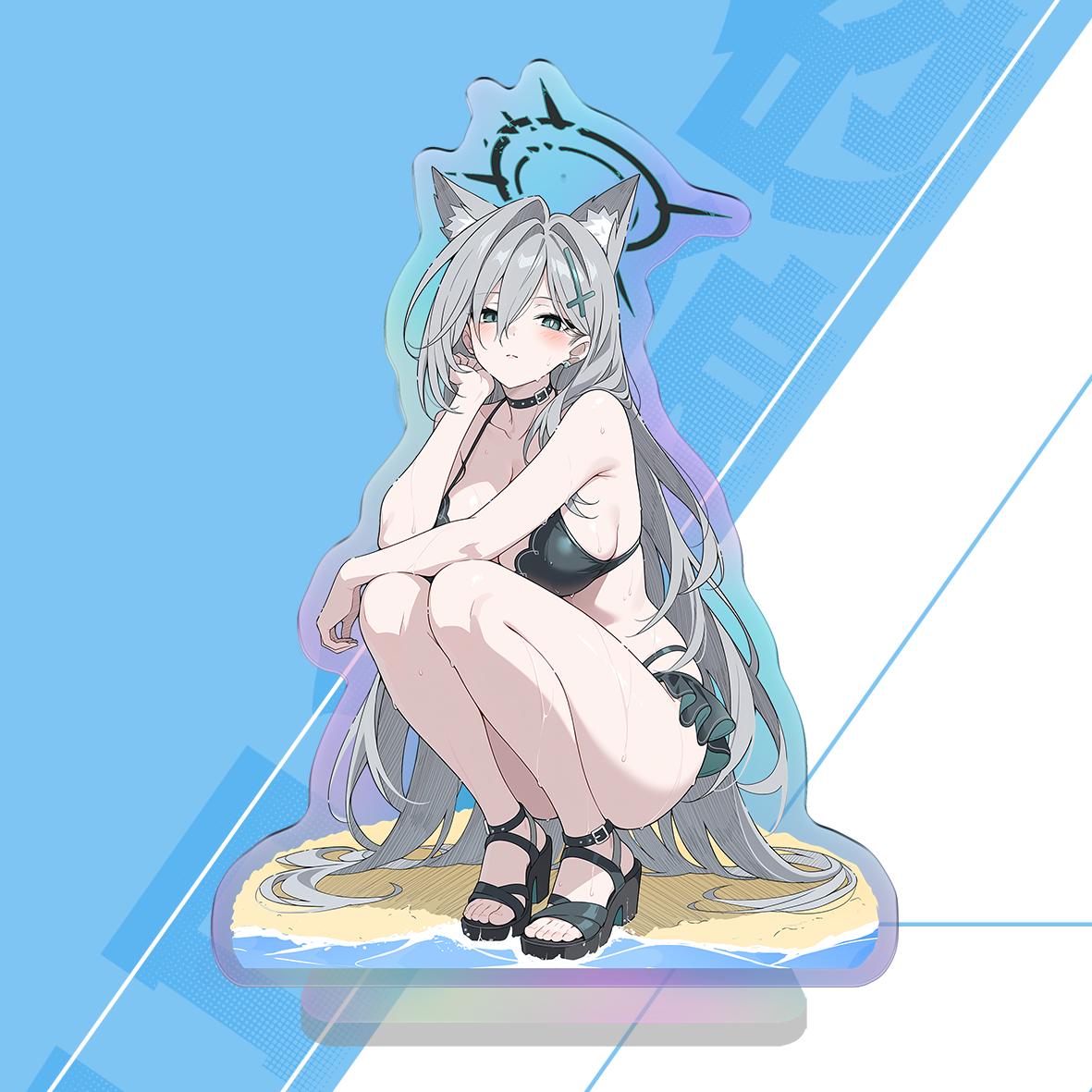 Shiroko Terror Iridescent Standee by T1KOSEWAD