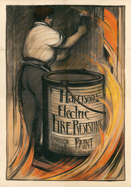 Harrisons Electric Fire Resisting Paint 1890 1914