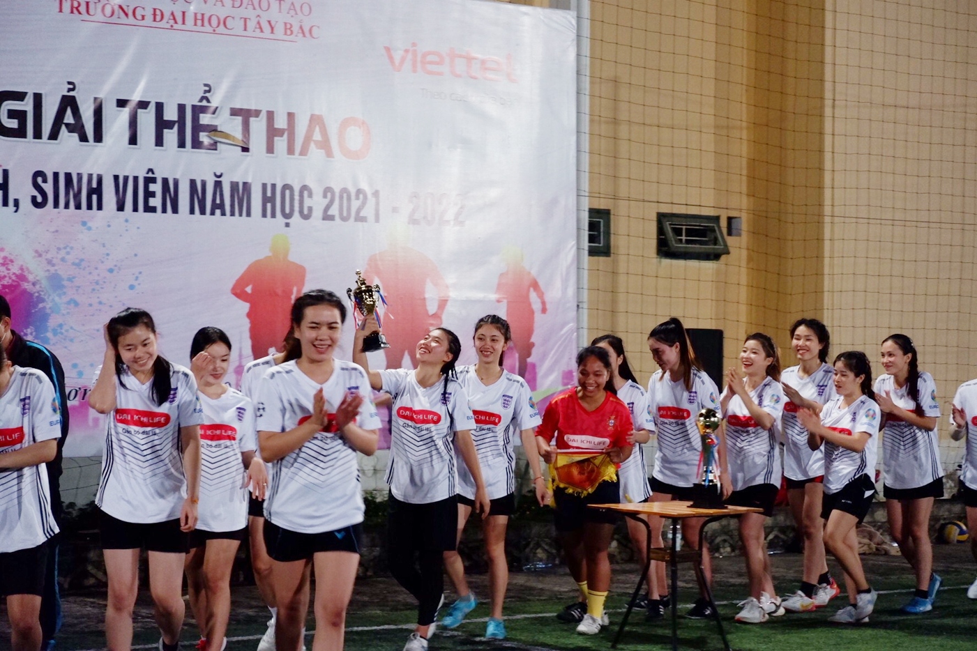 Tổng kết Giải Bóng đá học sinh, sinh viên Trường Đại học Tây Bắc  năm học 2021 – 2022