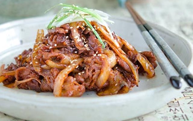 Thịt Heo Xào Cay