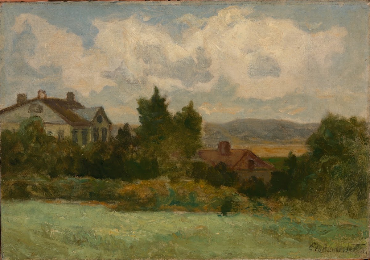 Untitled houses and trees 1898