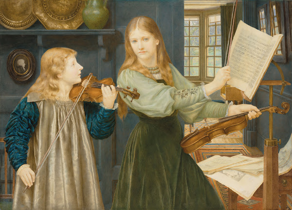 The Duet Portraits of Alexandra daughter of Rev G Kitchin and Winifrid daughter