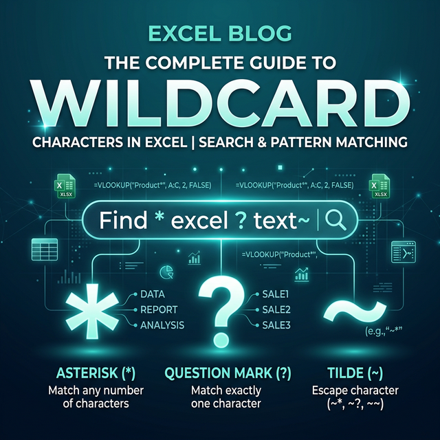 Wildcard Trong Excel — Dấu * ? ~ Và Cách Dùng