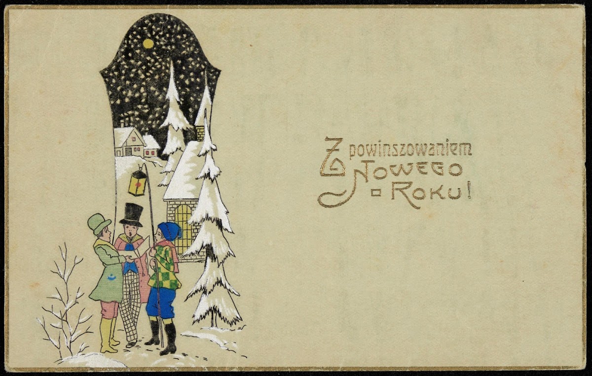 Z powinszowaniem Nowego Roku 1931
