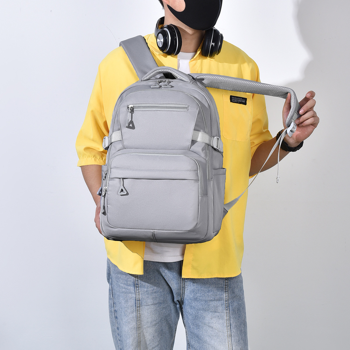 Polyester Backpack, 20–35 L, for laptops up to 14 inches
