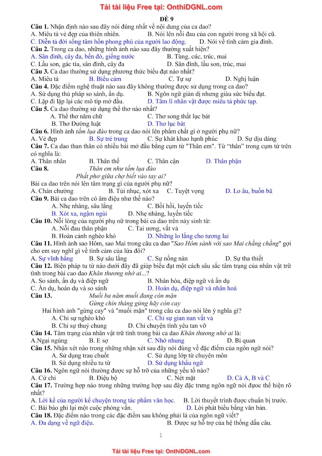 39 Đề ôn HSA - ĐỊnh tính