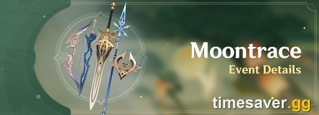Official Genshin Impact banner for Moontrace, the paid Version 7.1 Battle Pass featuring Gnostic Hymn and Gnostic Chorus