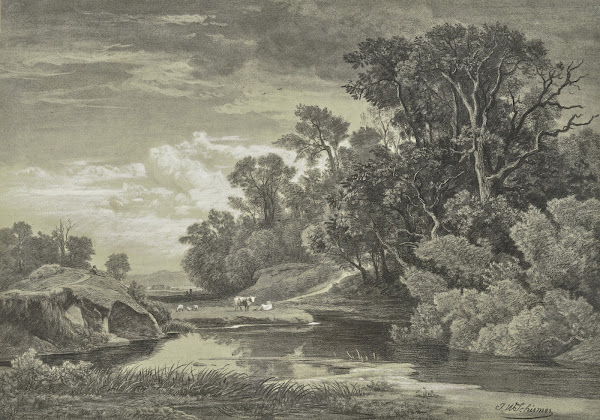 At the Arly near Karlsruhe 1854