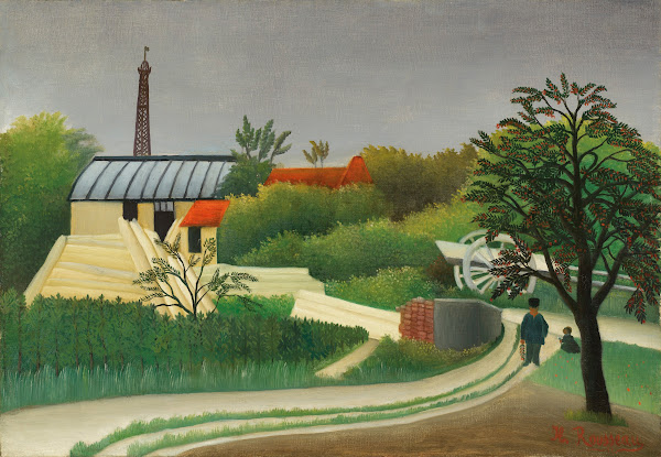 Scierie aux environs de Pari after 1889