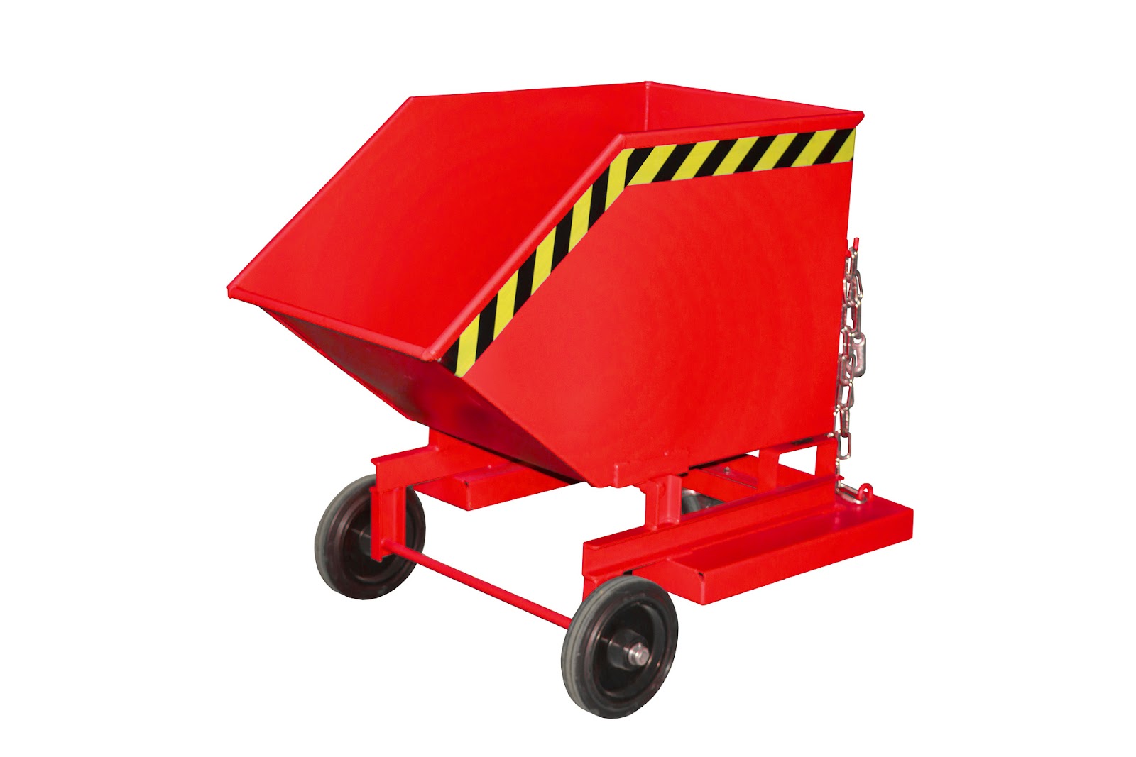 Containerwagen KW-ET 250, gelakt, Vuurrood