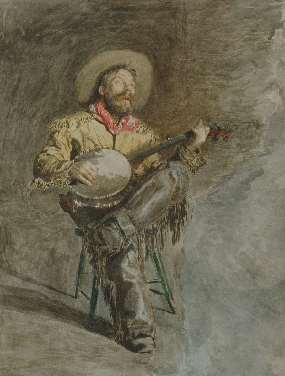 Cowboy Singing ca 1892