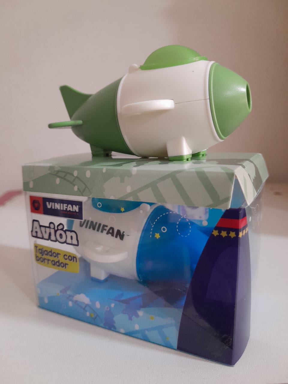 TAJADOR DEPOSITO DOBLE AVION VINIFAN