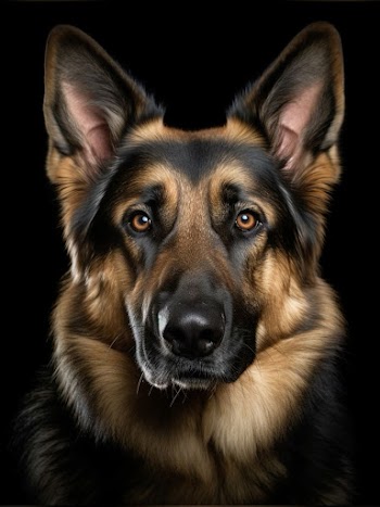 German Shepherd Face Picture