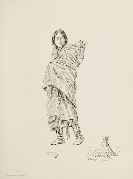 Blackfeet Squaw and Pappoose 1900