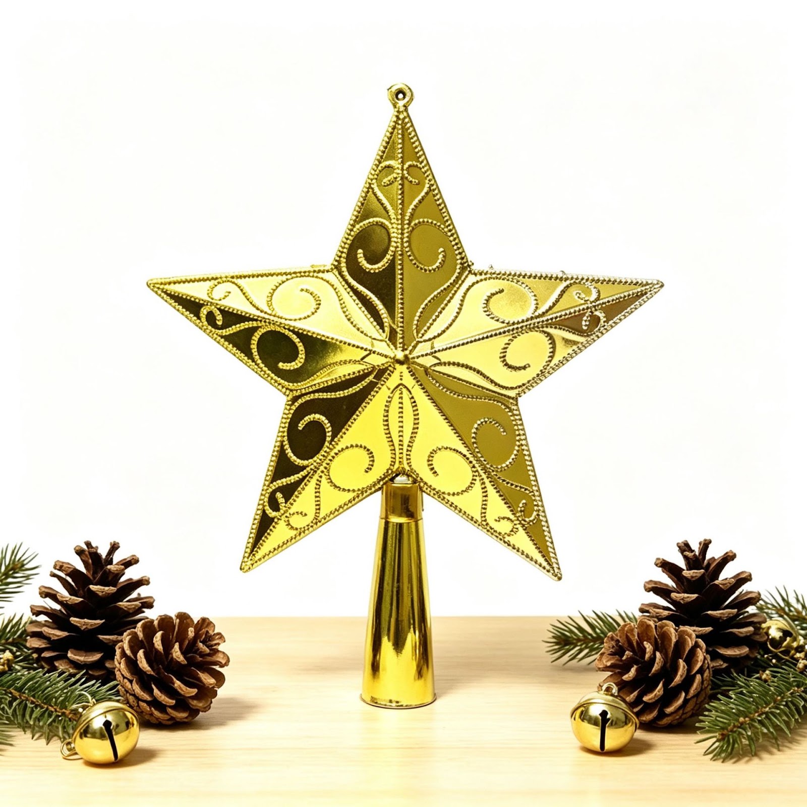 Plastic Christmas tree star, various sizes