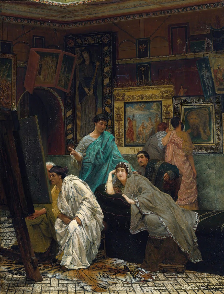 The Collector Of Pictures At The Time Of Augustus 1867