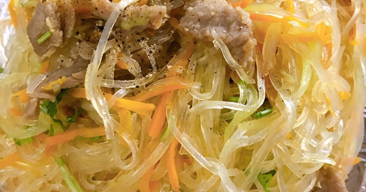 Miến xào tam sắc