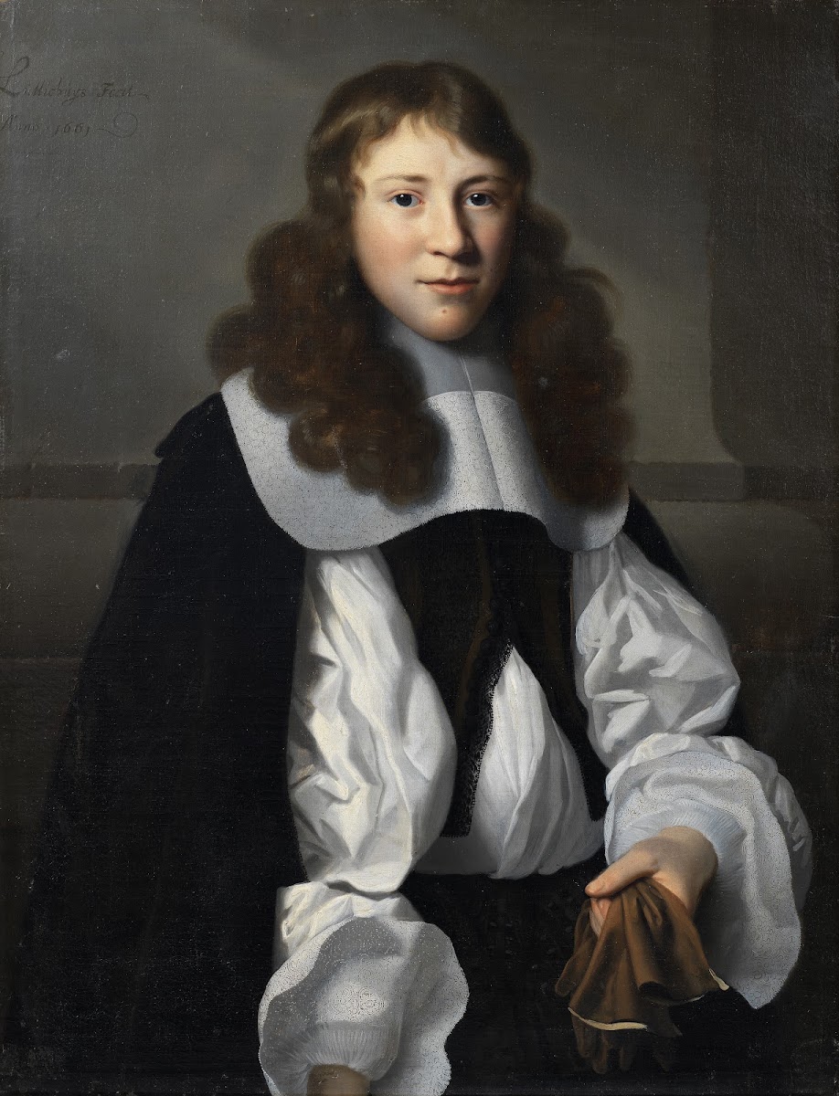Portrait of a young man with gloves 1661