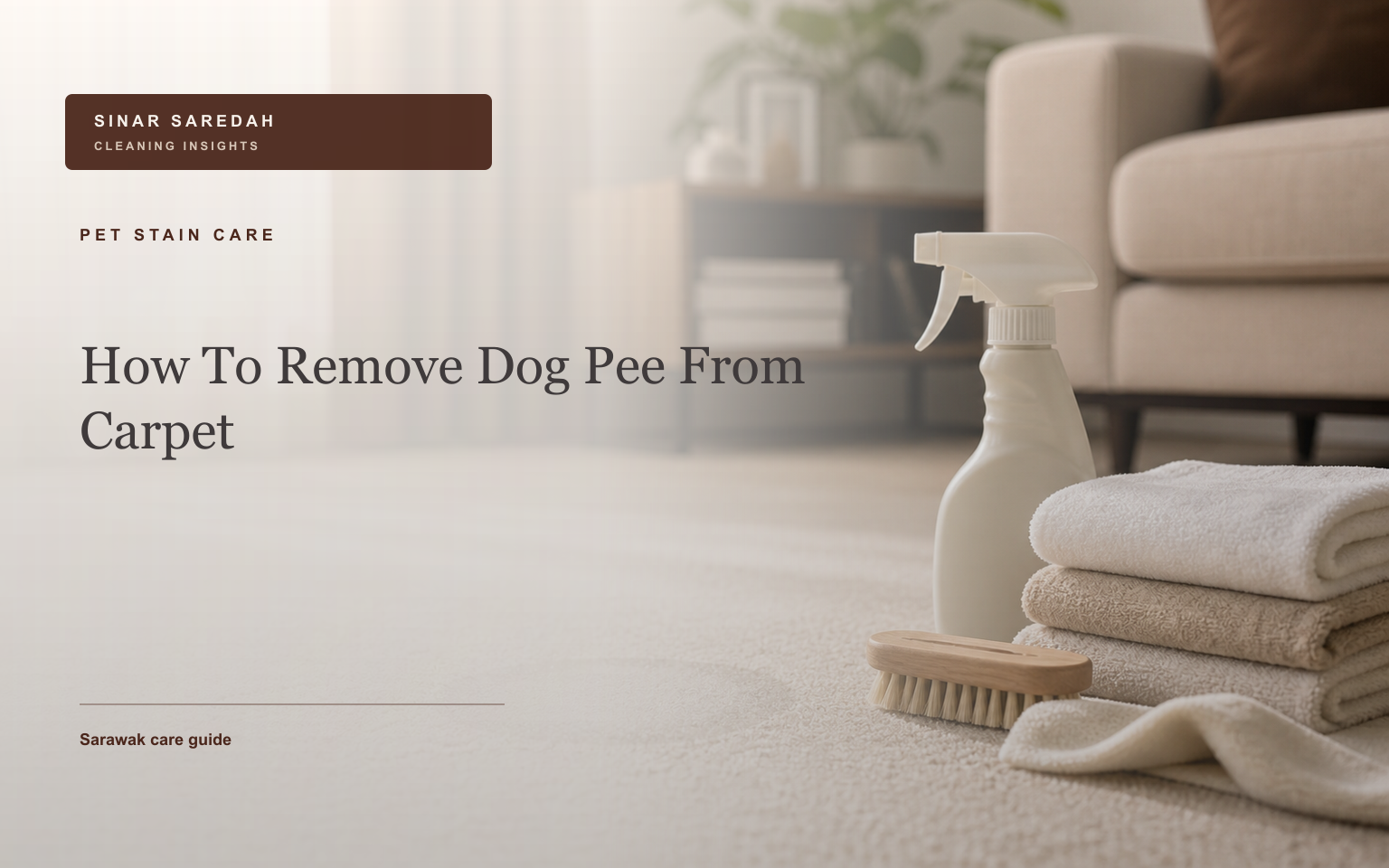 How To Remove Dog Pee From Carpet | Sinar Saredah