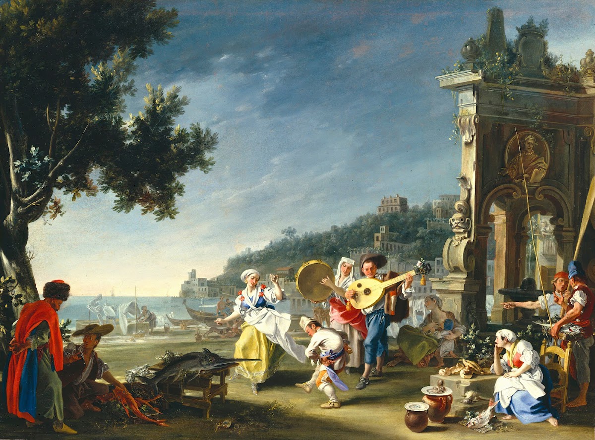 Tarantella at Mergellina ca 1750