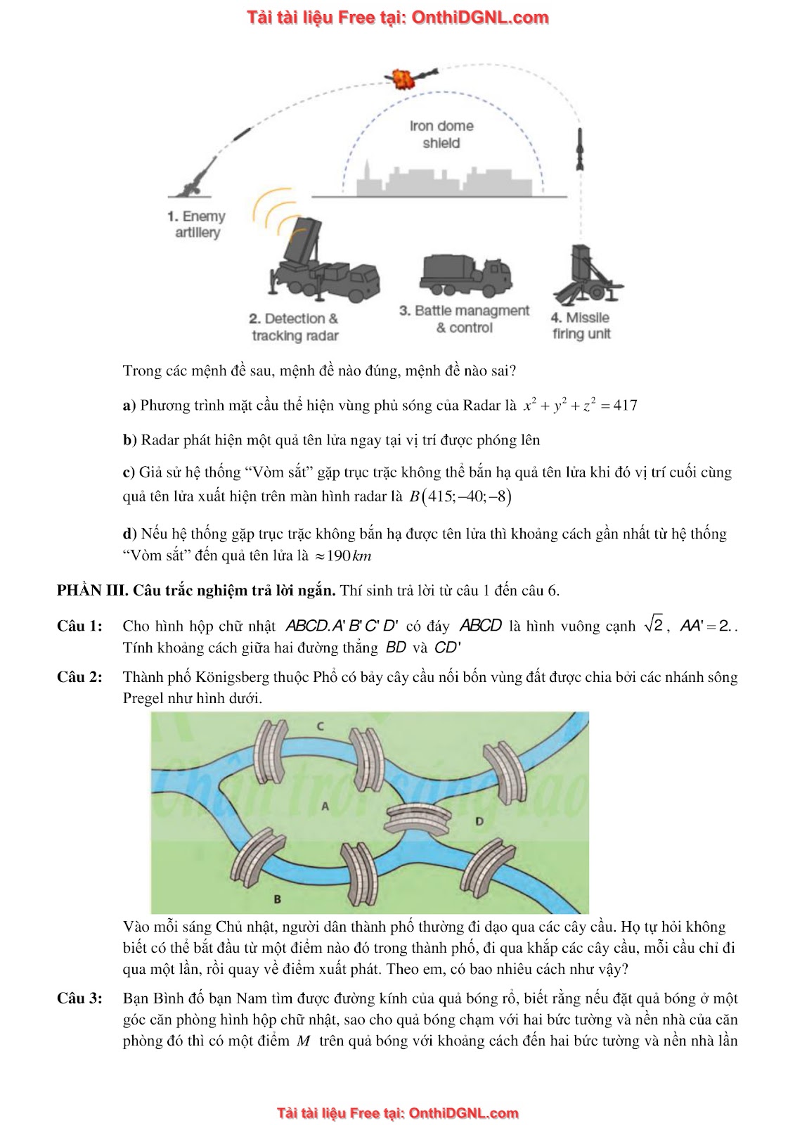 32 đề phát triển minh họa môn toán - có đáp án