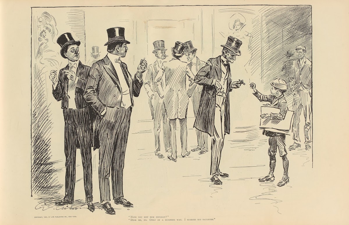 Have you met him socially 1900 1905