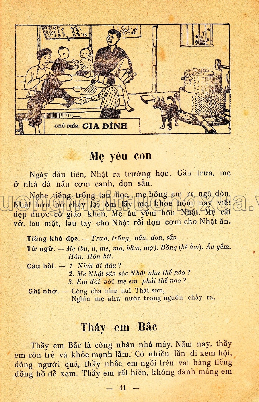 Tập đọc lớp 1 (tập 1 - 1958) - Trang 44