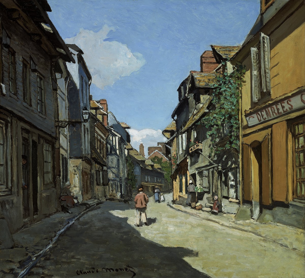 Rue de la Bavole Honfleur 1864