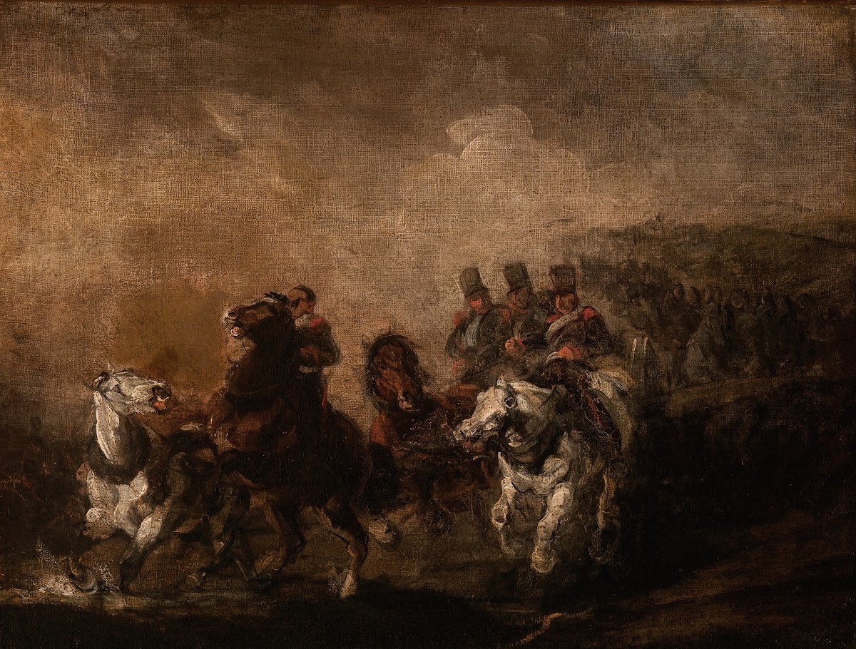 Artillery Crossing a Stream 1835